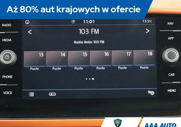 Volkswagen T-Cross cena 76000 przebieg: 50231, rok produkcji 2019 z Kolno małe 232